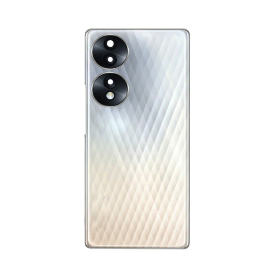 Back Cover+Camera Lens Huawei Honor 70 Crystal Silver